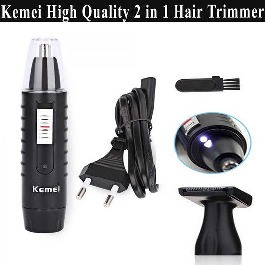 2 In 1 Rechargeable Hair and Nose Trimmer