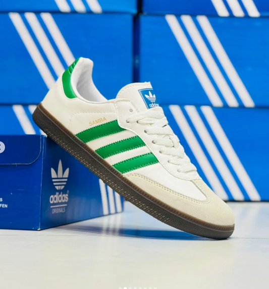 ADIDDAS SAMBA OG WHITE GREEN GUM