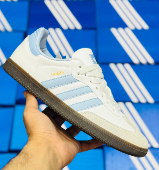ADIDDAS SAMBA OG CLOUD WHITE SKY BLUE