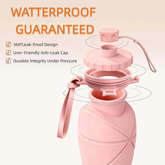 Silicon Foldable Bottle 600ml