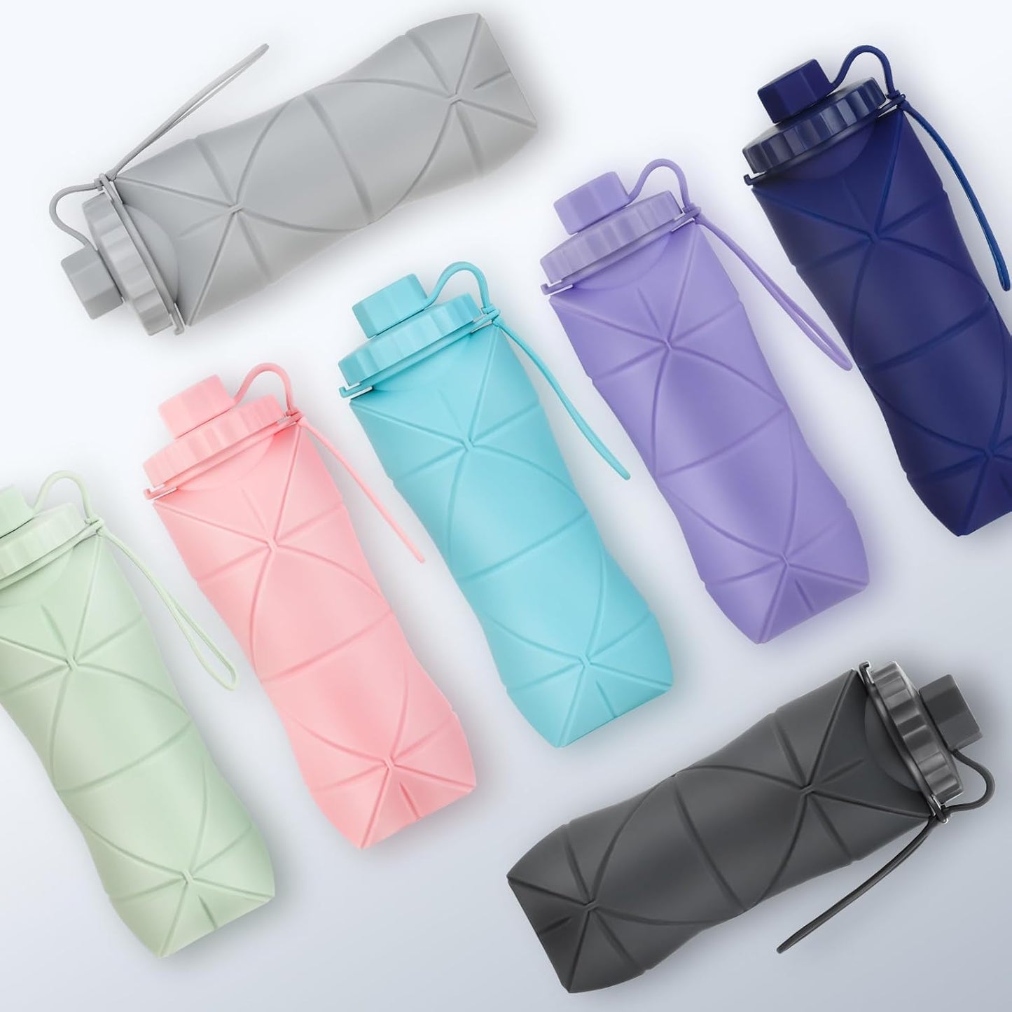 Collapsible Travel Water Bottle (600ml)