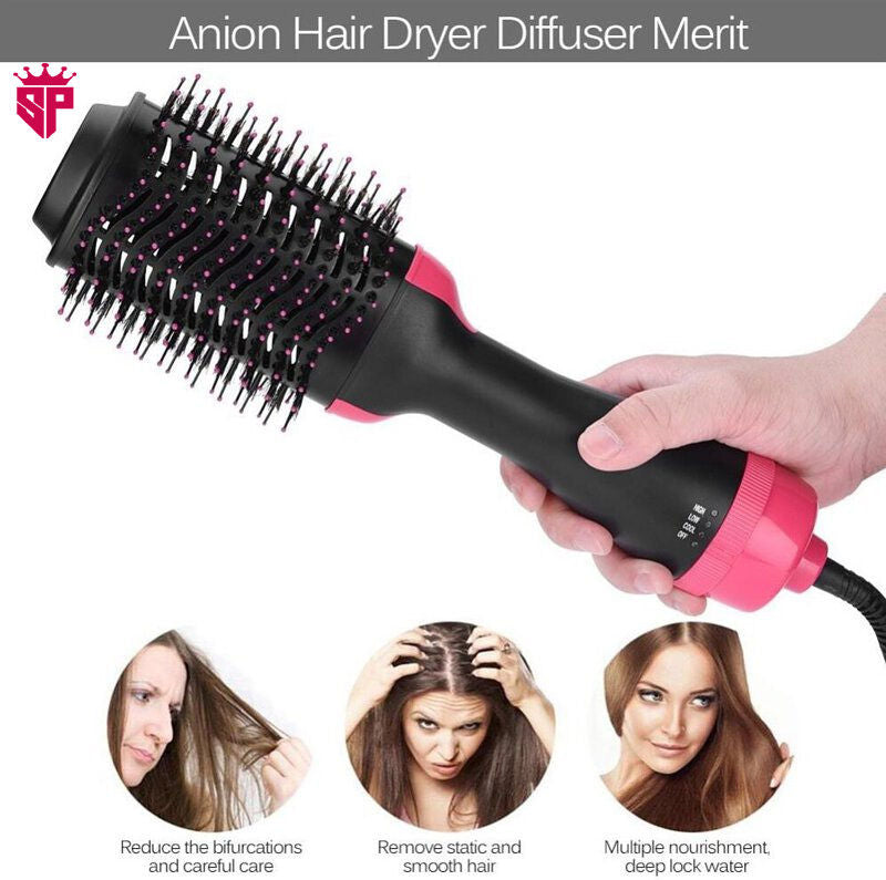 Hair Dryer Brush 3-in-1 Hot Air Brush Hair