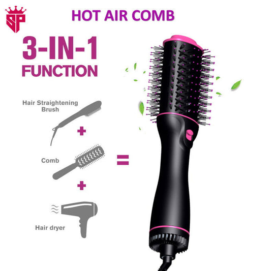 Hair Dryer Brush 3-in-1 Hot Air Brush Hair