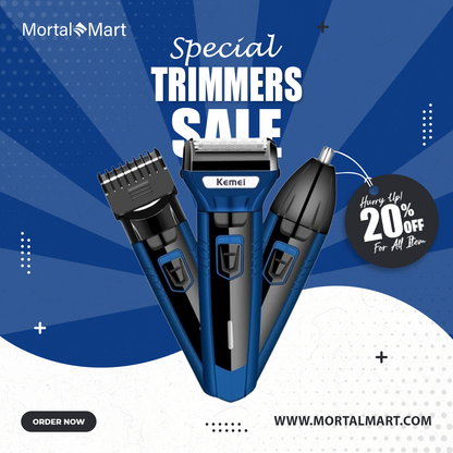 3 In 1 Rechargeable Shaving Machine