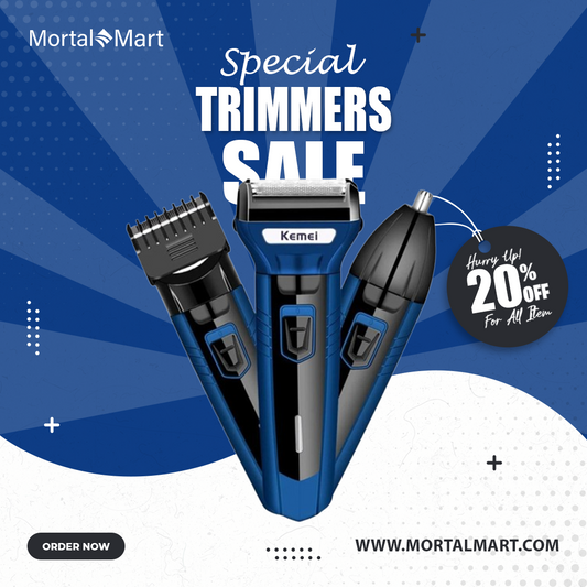3 In 1 Rechargeable Shaving Machine