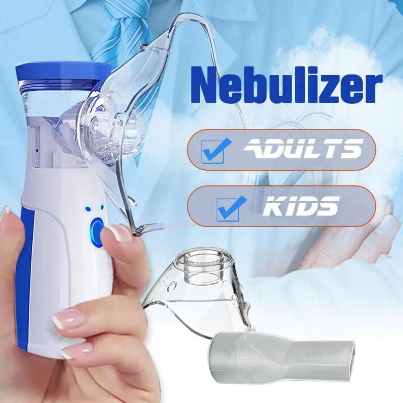Mesh Portable Nebulizer Machine & Mask for Kids and Adults Mini Inhaler