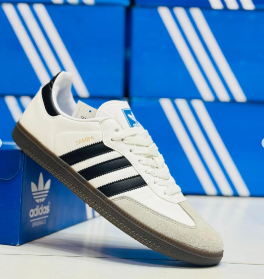 ADIDDAS SAMBA OG WHITE BLACK GUM