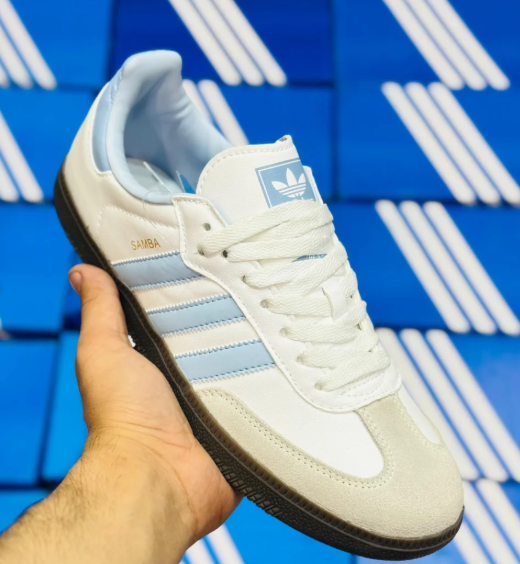 ADIDDAS SAMBA OG CLOUD WHITE SKY BLUE