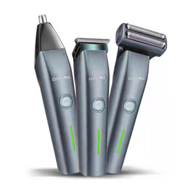 DALING DL-9218 3 In 1 cpmact size Rechargeable Hair Clipper Shaver
