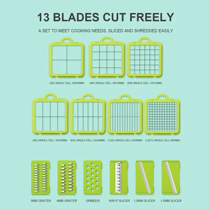 New 22 In 1 Vegetable Chopper Slicer Dicer All in 1