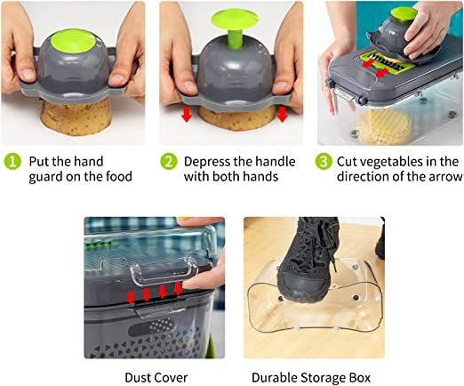 New 22 In 1 Vegetable Chopper Slicer Dicer All in 1