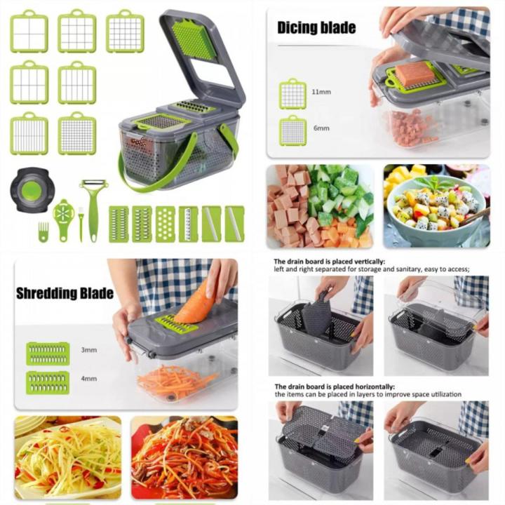 New 22 In 1 Vegetable Chopper Slicer Dicer All in 1