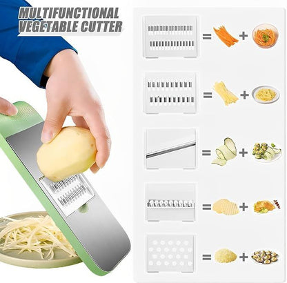5 in 1 Universal Vegetable Cutter with 5 Blade Settings