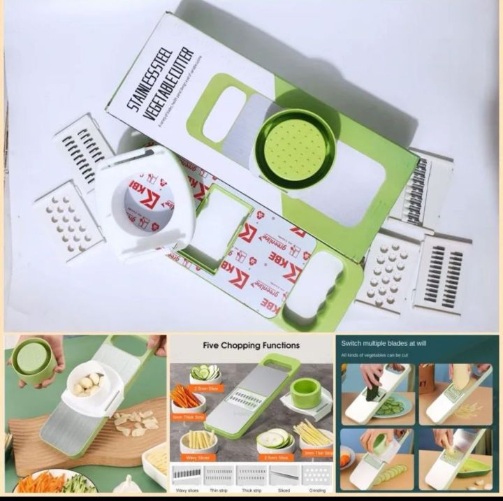 5 in 1 Universal Vegetable Cutter with 5 Blade Settings